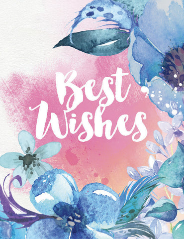 VRVE-8033 Verve Zinnia Best Wishes Card