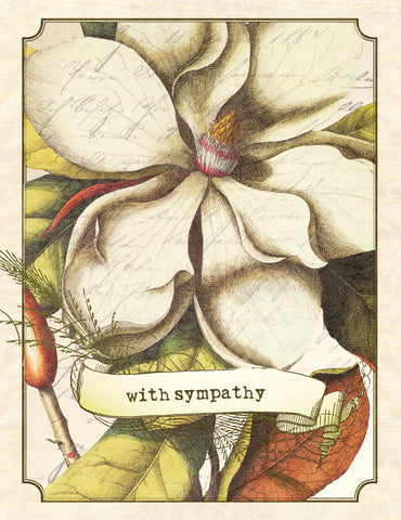 VY9014-Vintage Magnolia Card