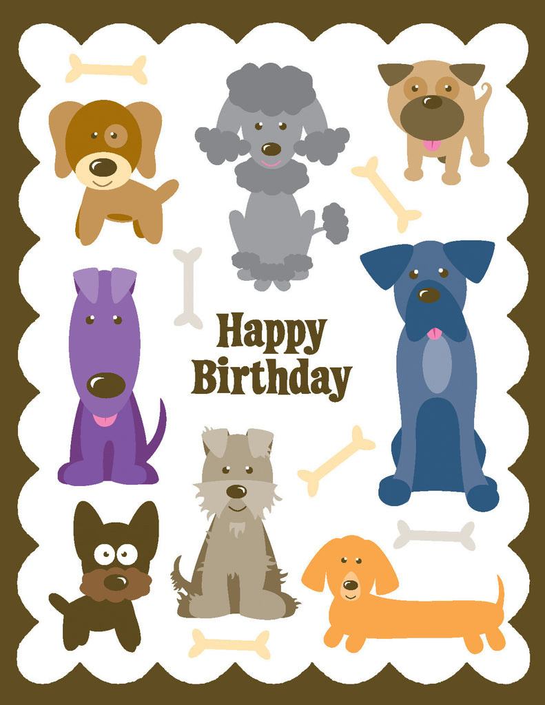 GC-K5019-Dogs Birthday Card
