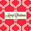Red Keyhole Christmas Gift Tags