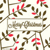 Branches Red Christmas Gift Tags