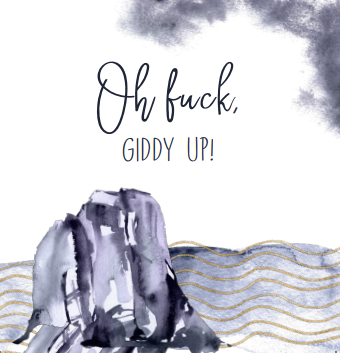 ST003 Oh F*ck Giddy Up Sticker