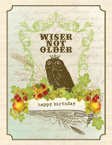 VB9085-Vintage Wiser Birthday Card