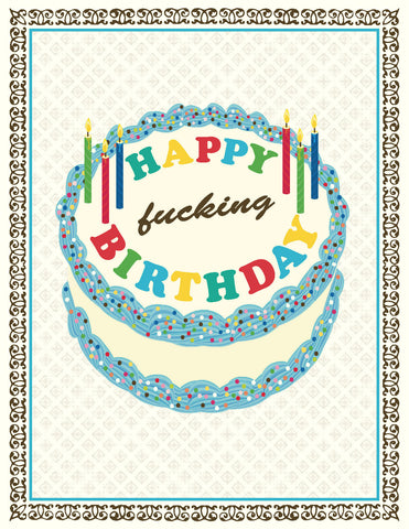 VB9113-F***ing Birthday Card