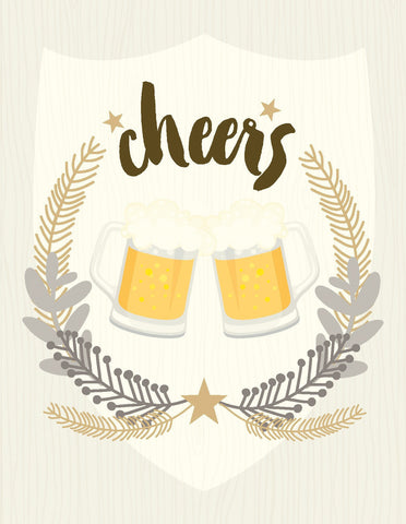 VB9114-Cheers Beer Steins Card