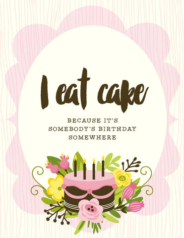 VB9125-I Eat Cake Card