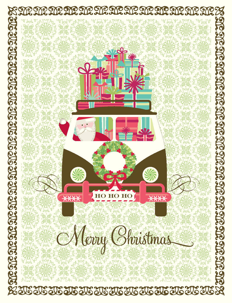 Vanagon Santa Gifts Card