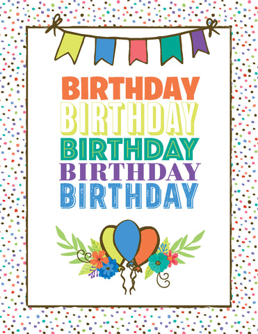 VK9039-Multi Birthday, Balloons