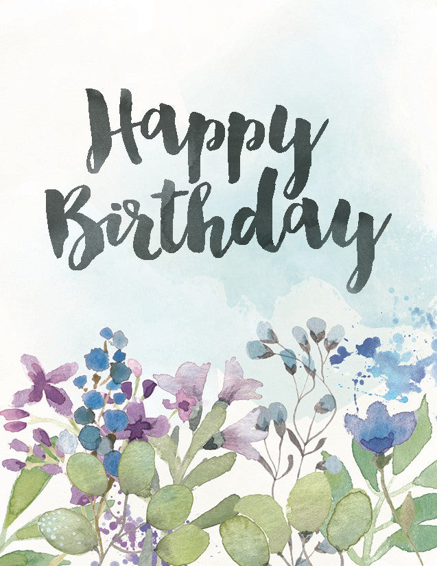 Happy Birthday Verve Greeting Card