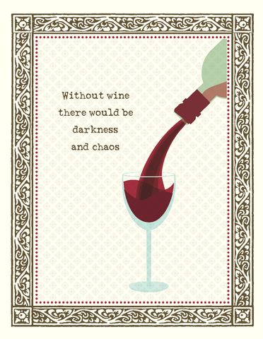 VS9035-Chaos Wine Card