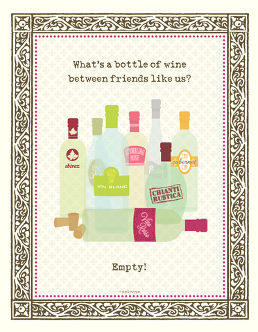 VS9037-Wine Friends Card