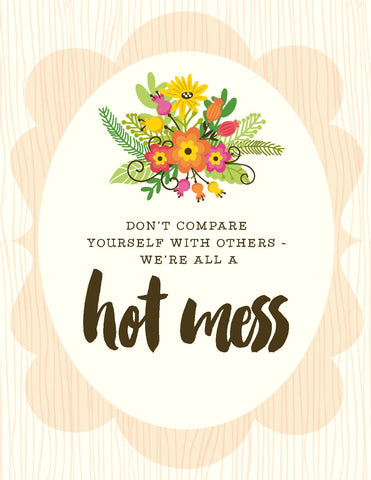 VS9054-We're All A Hot Mess Card
