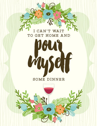 VS9059-Pour Myself Dinner Card