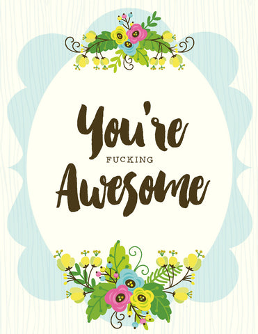 VT9030-You're Awesome Card