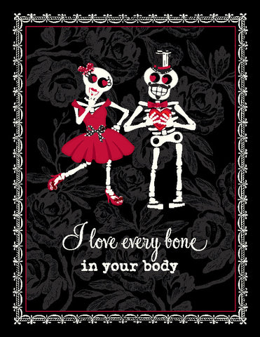 VV9042-Skeleton Love Card