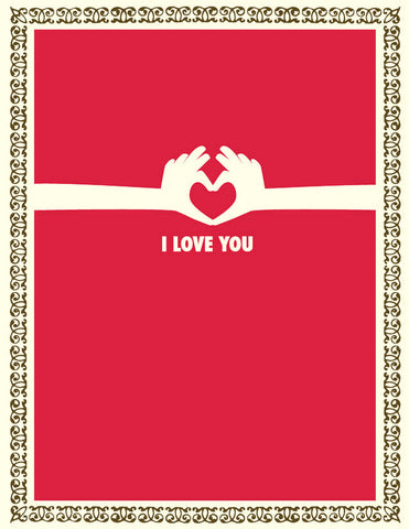 VV9054-Hand Gesture Love Card