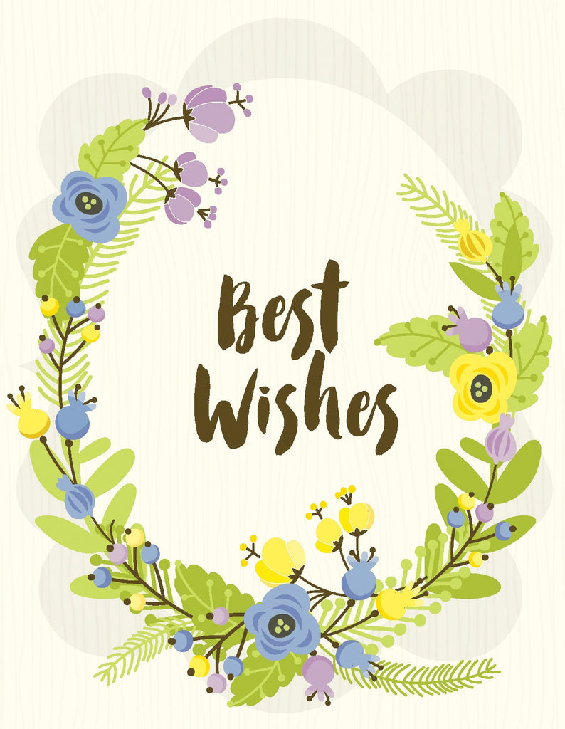 VW9070-Best Wishes Card