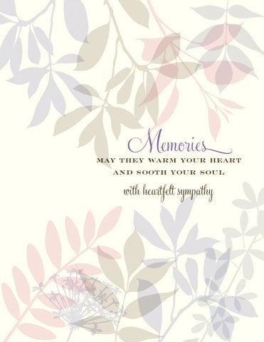 VY9013-Memories Sympathy Card
