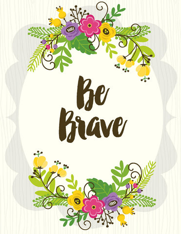 VY9027-Be Brave Card
