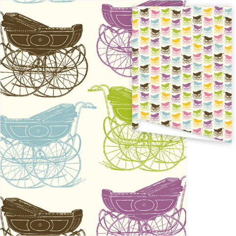 WP3005-Bright Prams Gift Wrap